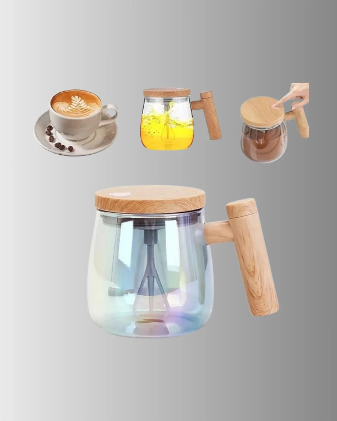 İthalat® Akıllı Isıtmalı Karıştırıcı Kupa