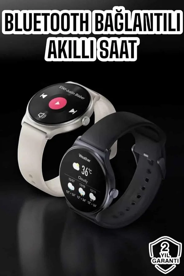 İthalat® Akıllı Saat Sesli Görüşme Bluetooth Bağlantılı 3 Kordonlu Yeni Nesil