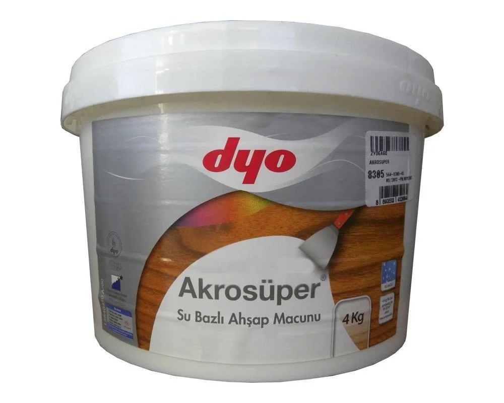İthalat® Akrosüper Ahşap Macunu 4 Kg İthalat® Akrosüper Ahşap Macunu 4 Kg