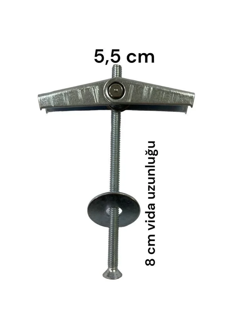 İthalat® Alçıpan Askı Dübel Yaylı 12X80 5 Adet