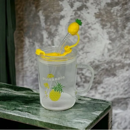 İthalat® Ananas Tasarımlı Kupa Bardak