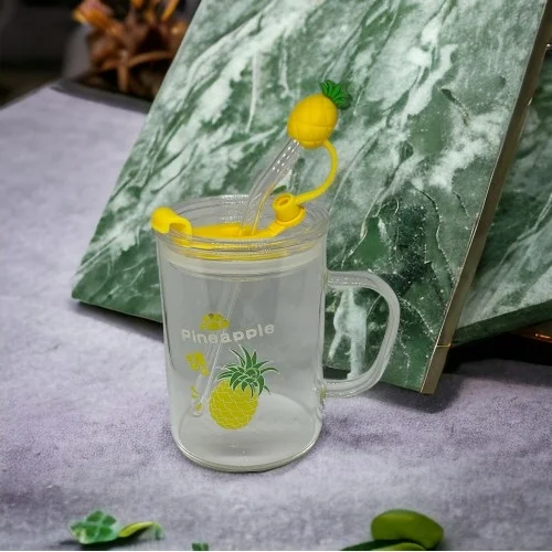 İthalat® Ananas Tasarımlı Kupa Bardak