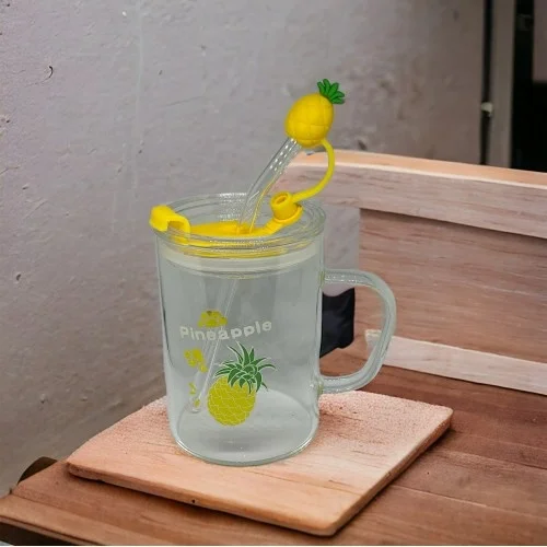 İthalat® Ananas Tasarımlı Kupa Bardak
