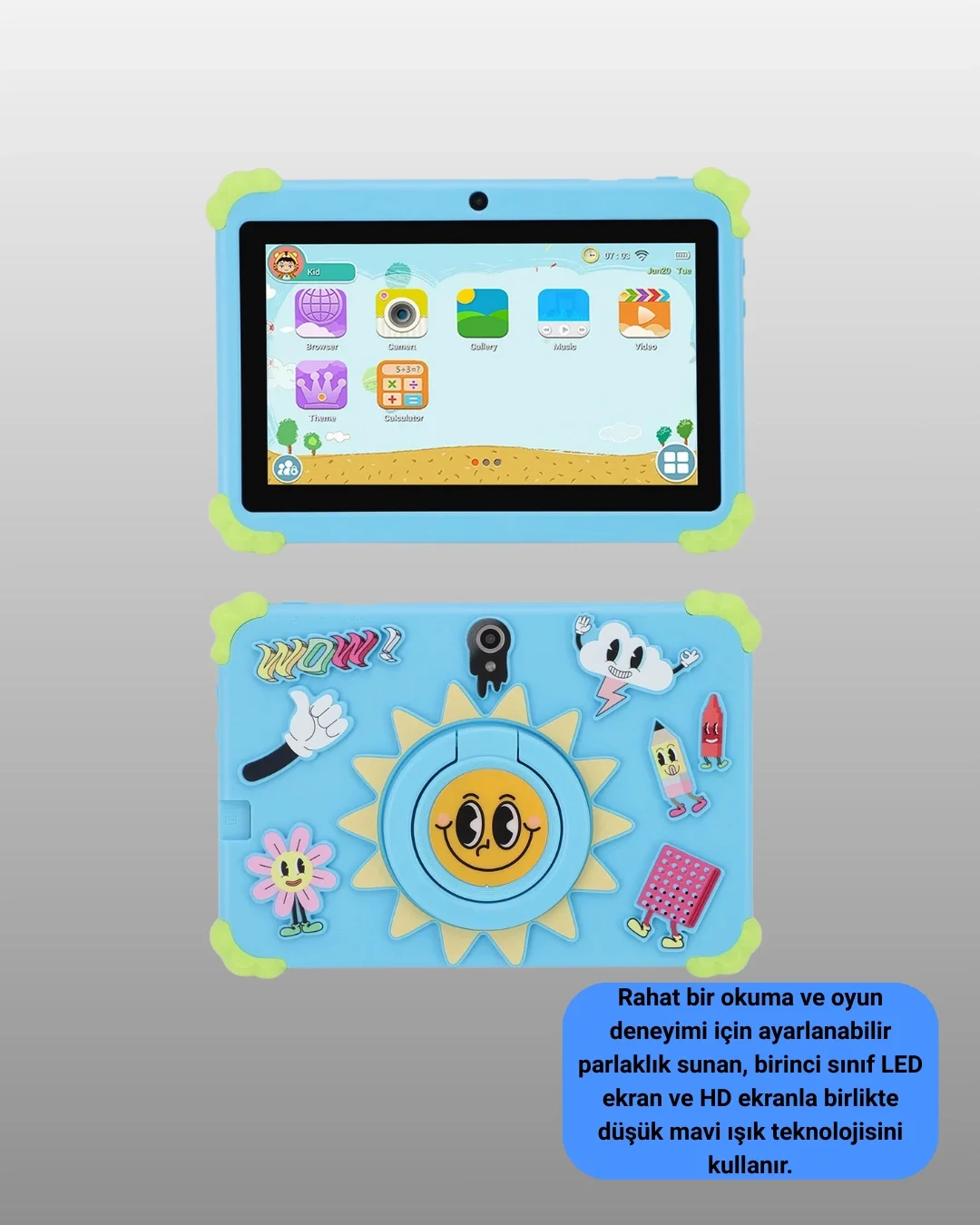 İthalat® Android İşletim Sistemli 7 İnç Tablet Günlük Kullanıma Uygun