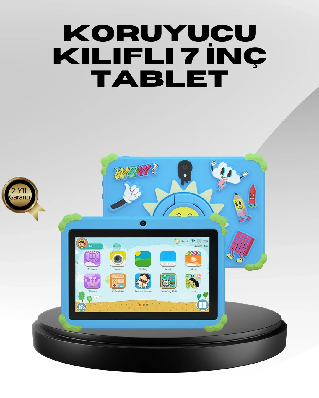 İthalat® Android İşletim Sistemli 7 İnç Tablet Günlük Kullanıma Uygun