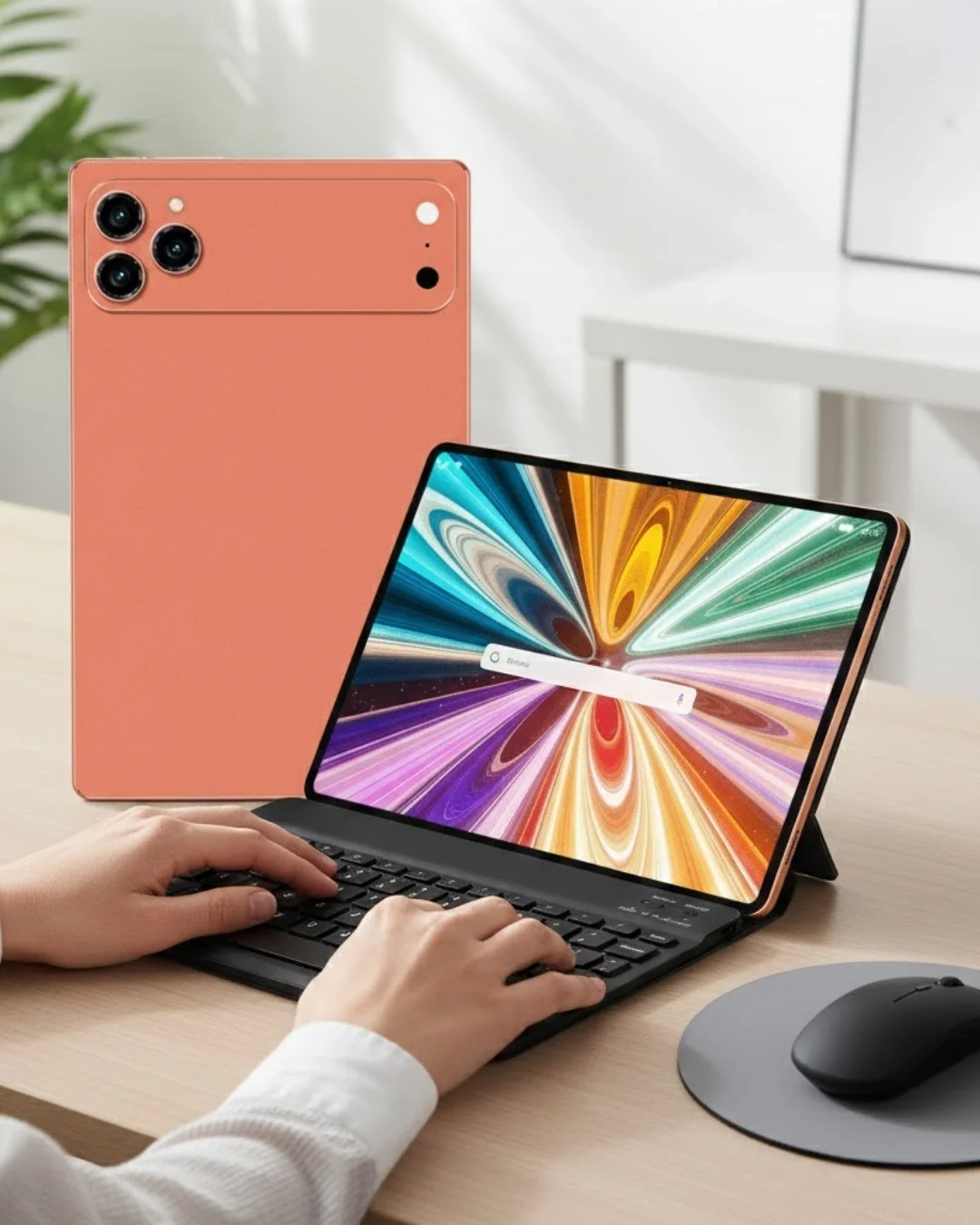 İthalat® Android Tablet Klavyeli Set Stylus Kalem Kılıf Cam Dahil