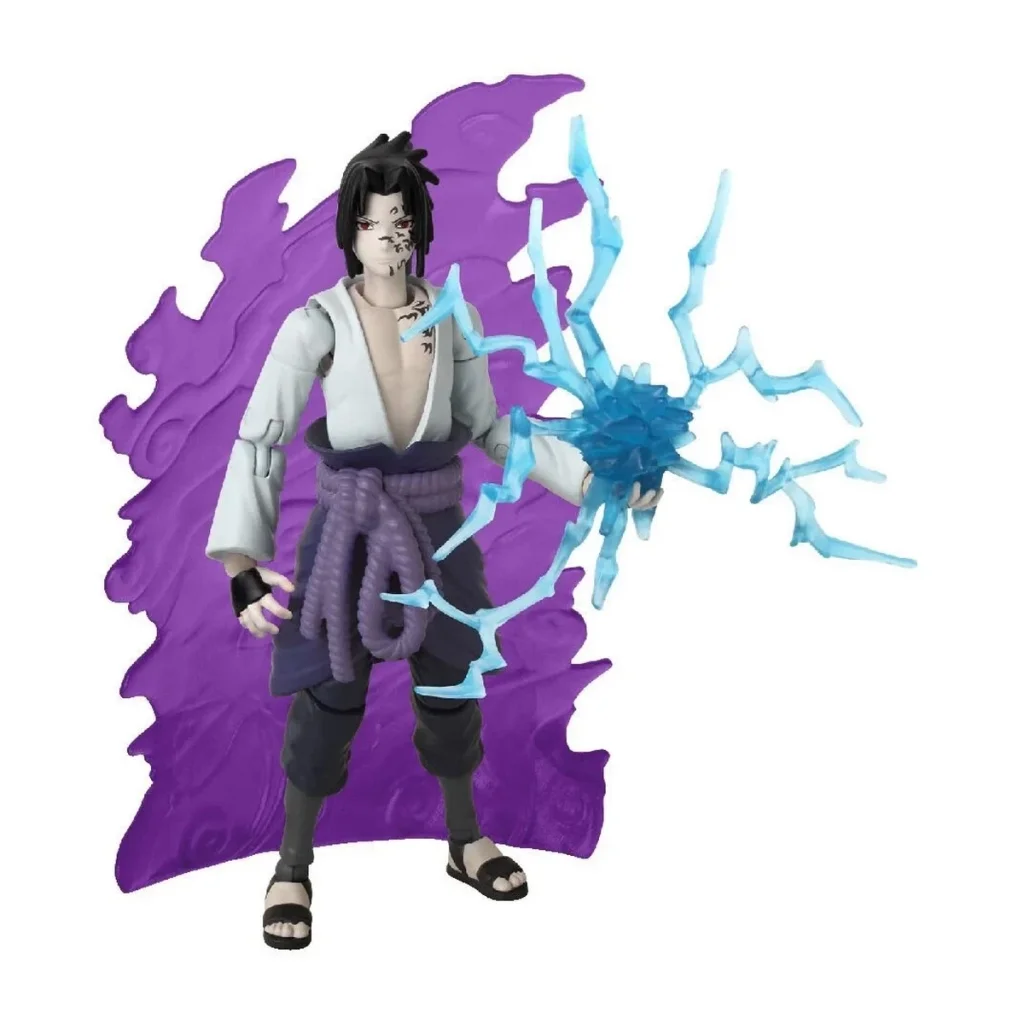 İthalat® Anime Heroes Naruto Sasuke Uchiha Figür ve Aesuar Seti 16 cm