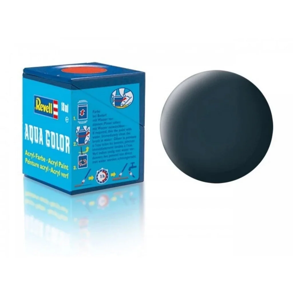 İthalat® Aqua Color Granite Grey - Mat Boya - 18 ml