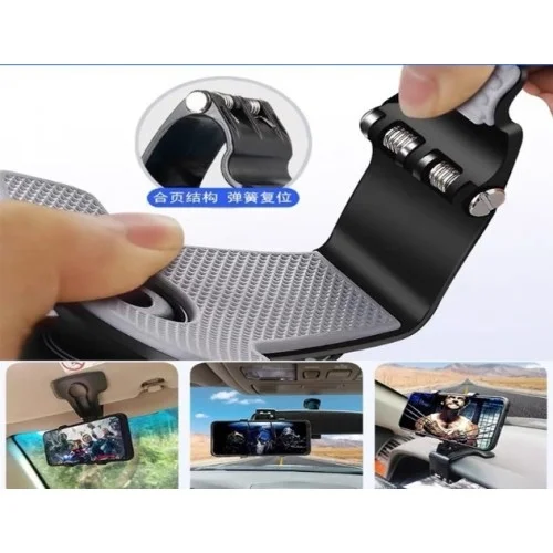 İthalat® Araba Gösterge Üstüne Takılan 360 Oynar Başlıklı Telefon Tutucu