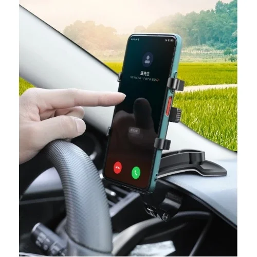 İthalat® Araba Gösterge Üstüne Takılan 360 Oynar Başlıklı Telefon Tutucu