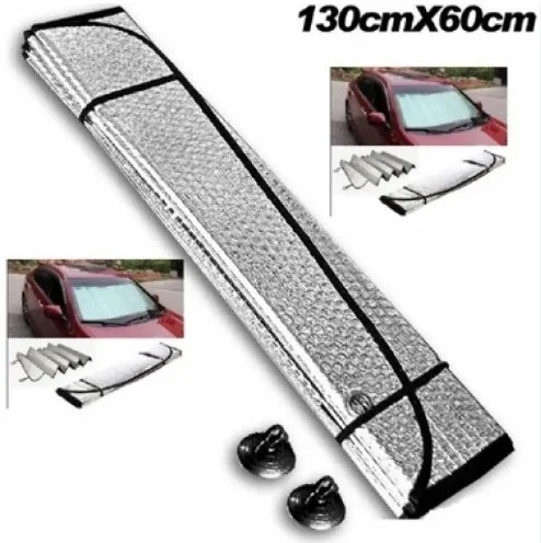 İthalat® Araba Ön Cam Güneşliği 130*60 cm Parlak