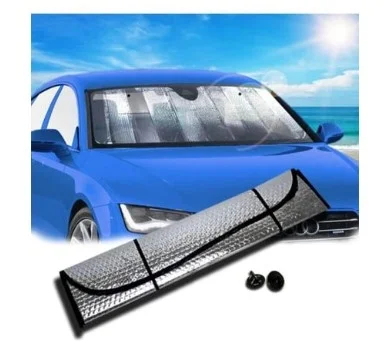 İthalat® Araba Ön Cam Güneşliği 130*60 cm Parlak