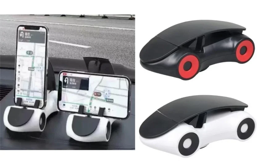 İthalat® Araba Tasarımlı Araç İçi Telefon Tutucu 360 Dönebilen Ayarlı