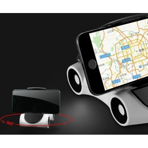 İthalat® Araba Tasarımlı Araç İçi Telefon Tutucu 360 Dönebilen Ayarlı