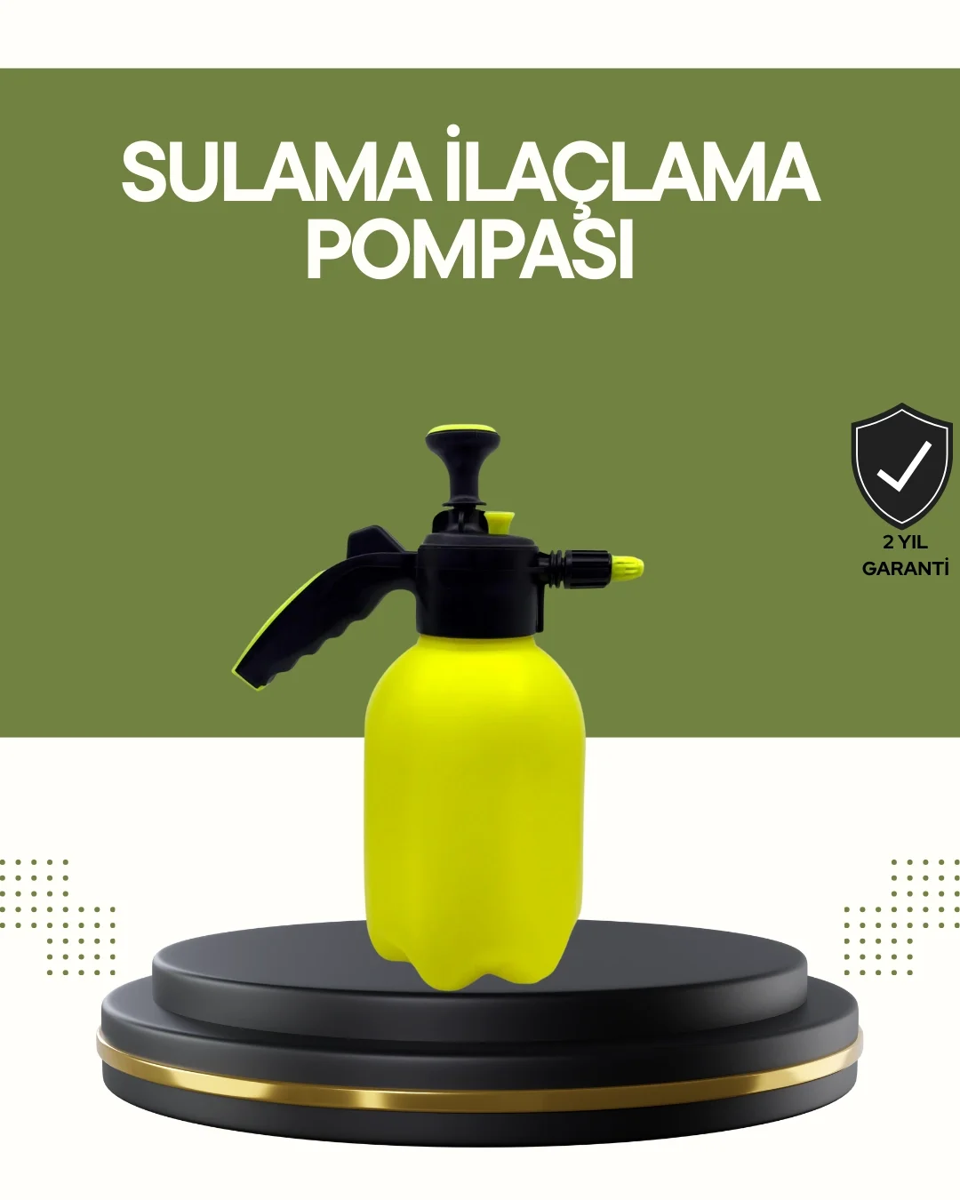 İthalat® Araç Temizleme Püskürtücü 2L Basınçlı Bakır Nozullu Cila Sprey
