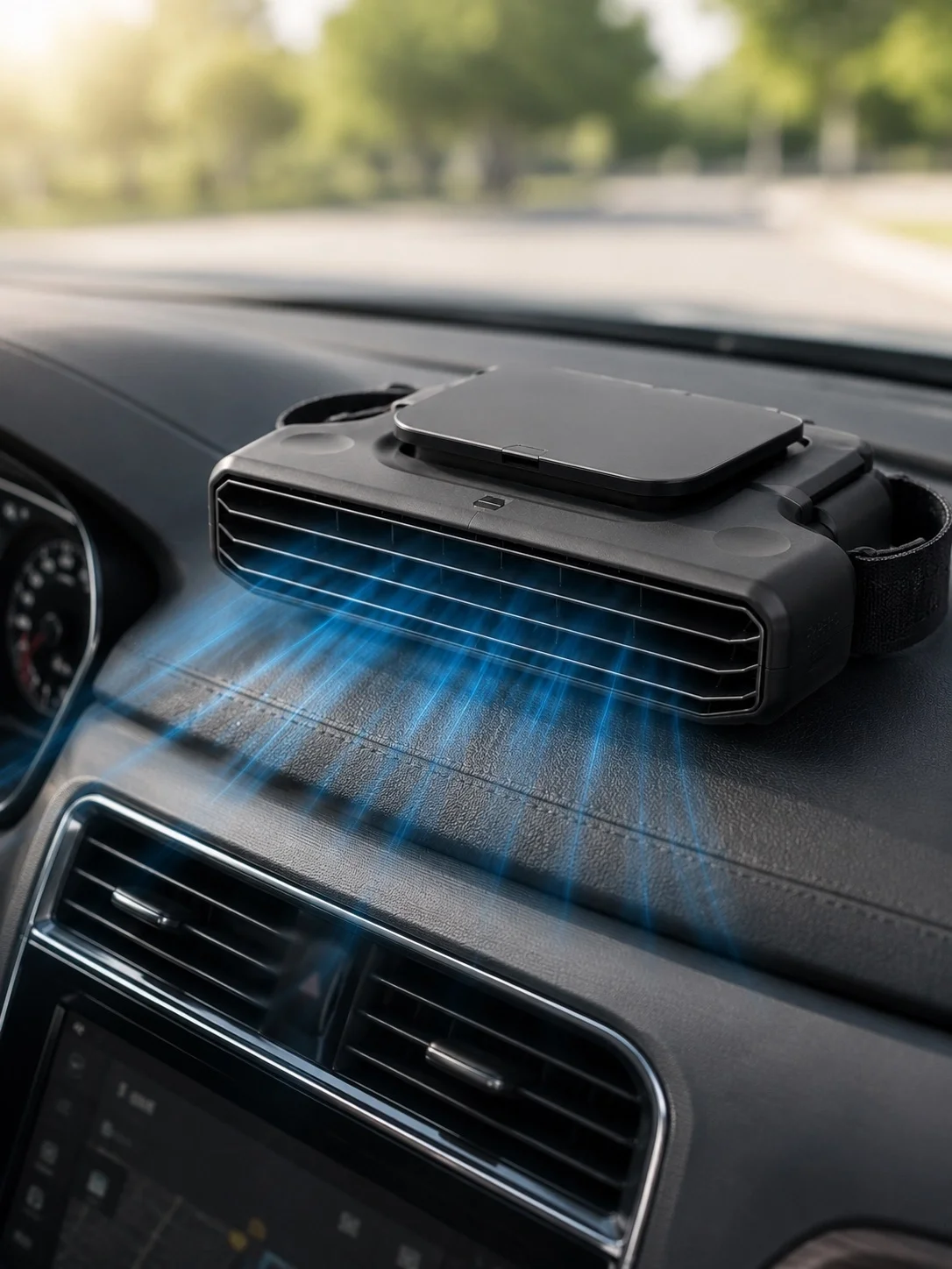 İthalat® Aroma Hazneli Araç Koltuk Başlığı Fanı 5 Kademeli Güçlü Hava Akışı Sunan Soğutucu