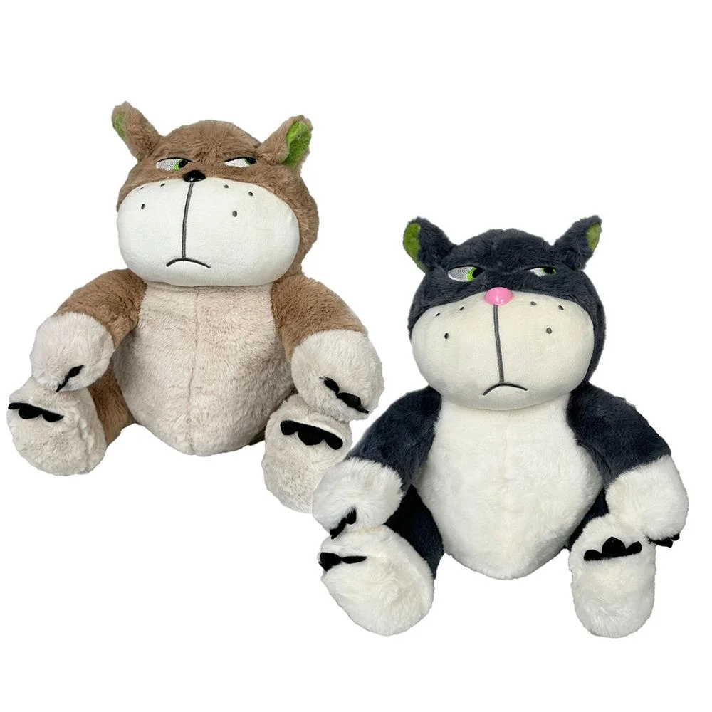 İthalat® Asabi Sabri Kedi Orijinal Model Tombik Kızgın Kedi 33 cm
