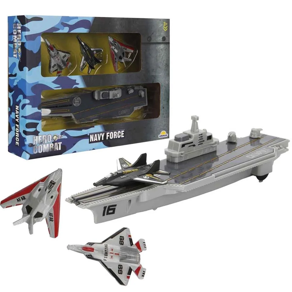 İthalat® ASKER OYUN SET JET/UÇAK GEMİSİ 4PRÇ