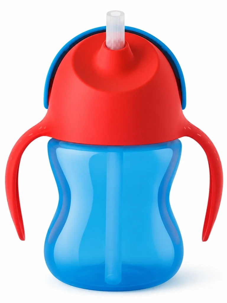 İthalat® Avent Desenli Pipetli Bardak 200 ml Erkek
