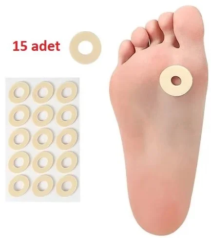 İthalat® Ayak Nokta Pedi Sünger Yastık  15 li