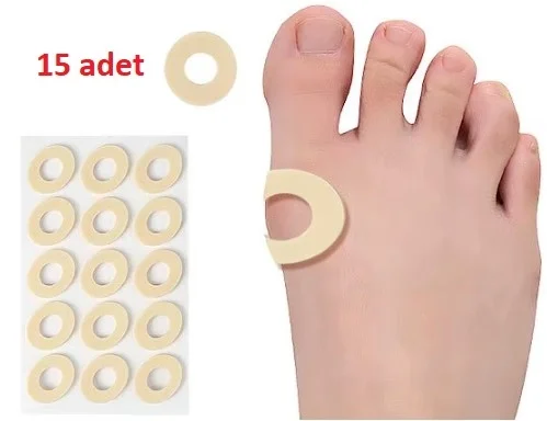 İthalat® Ayak Nokta Pedi Sünger Yastık  15 li