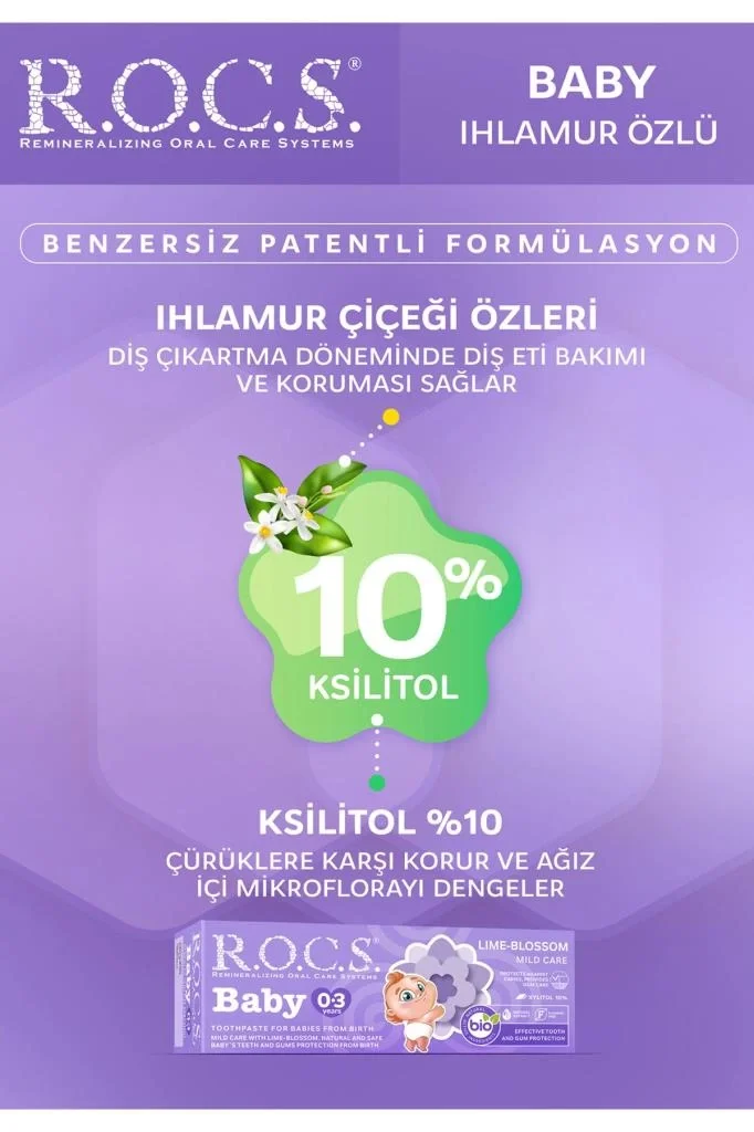 İthalat®  .Baby Diş Macunu 0-3 Yaş 35 ml Ihlamur Fiyatı, Yorumları ve Özellikleri