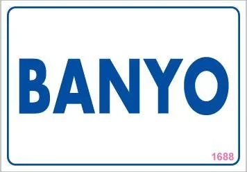 İthalat® Banyo Uyarı Levhası 17,5x25 KOD:1688 İthalat® Banyo Uyarı Levhası 17,5x25 KOD:1688