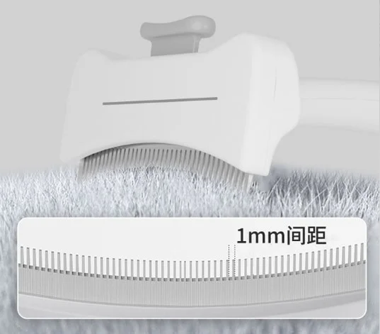 İthalat® Basmalı Metal Uçlu Evcil Hayvan Tüy Toplama Tarağ