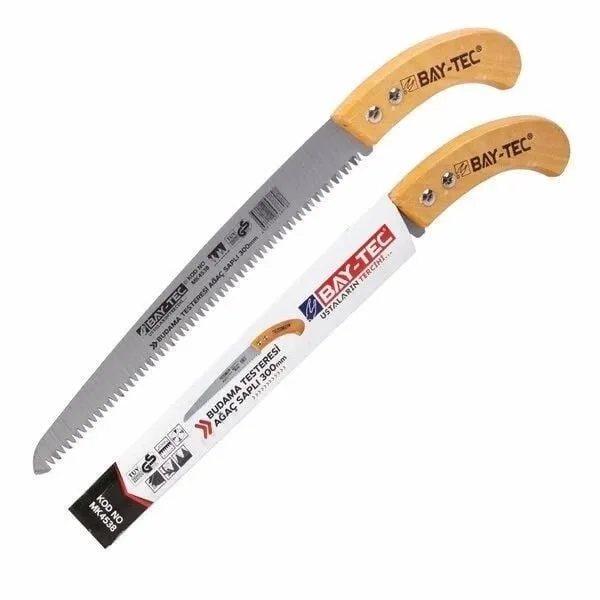 İthalat® Bay-Tec MK4538 Ağaç Saplı Budama Testeresi 300 mm