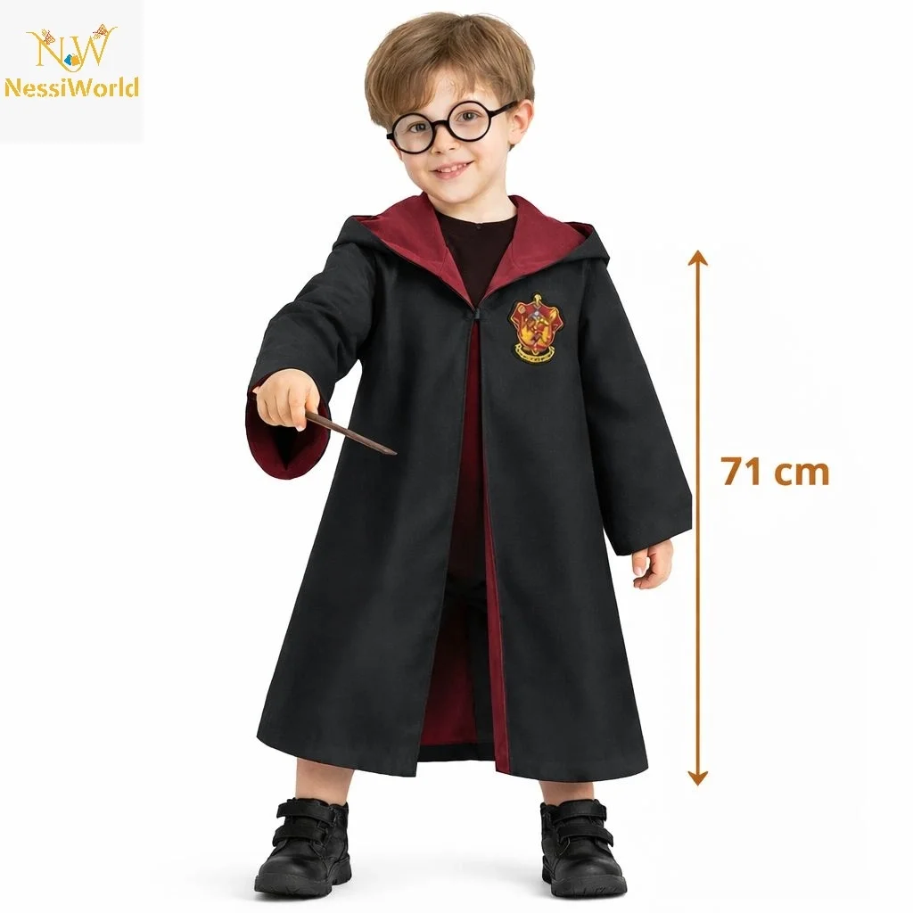 İthalat®  Bebek Kostüm Seti – Asa Gözlük Pelerin 71 cm (2-4 Yaş)