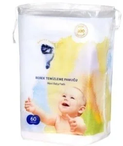 İthalat® Bebek Temizleme Pamuğu 60'lı