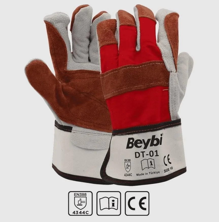 İthalat® Beybi DT-01 Deri Takviyeli Eldiven NO:10