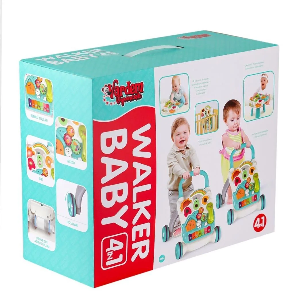 İthalat® BIB-6017 Pianolu Yürüme Arkadaşı 4IN1