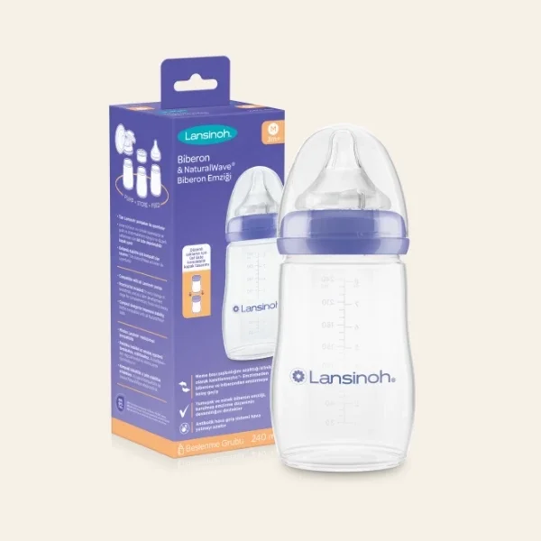 İthalat®   Biberon Natural Wawe Biberon Emziği 240 ml Fiyatı, Yorumları ve Özellikleri