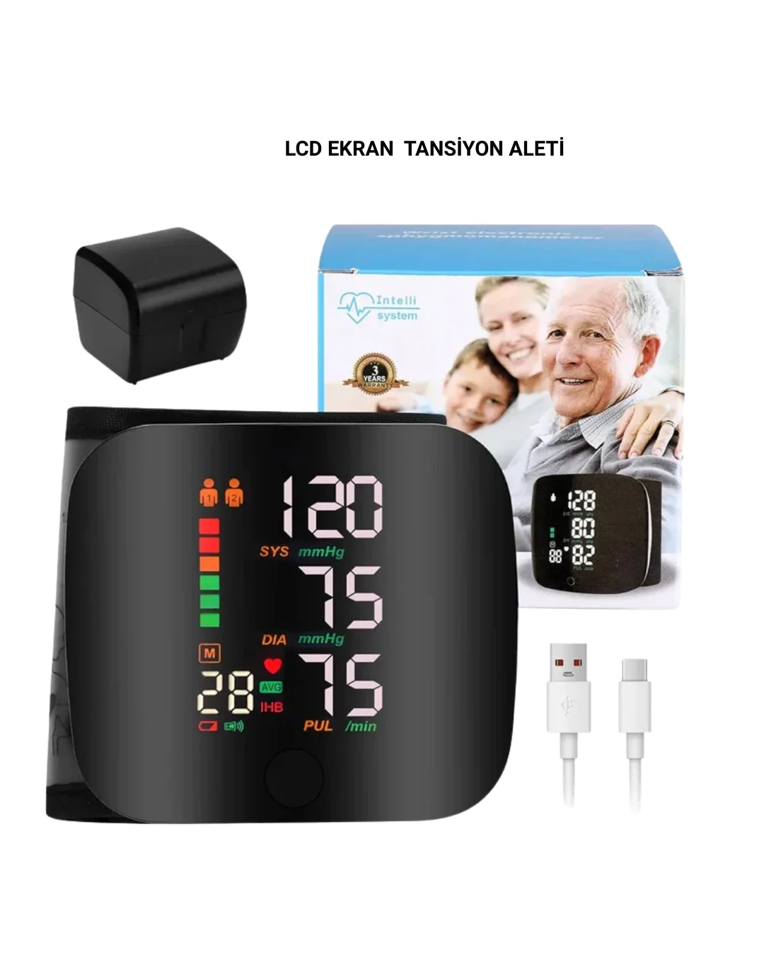 İthalat® Bilekten Tansiyon Ölçer