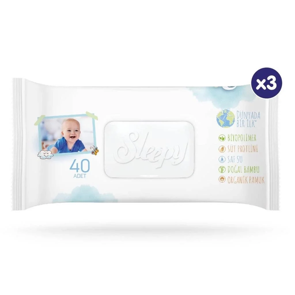 Bio Natural Islak Havlu Mendil 3x40 120 Yaprak