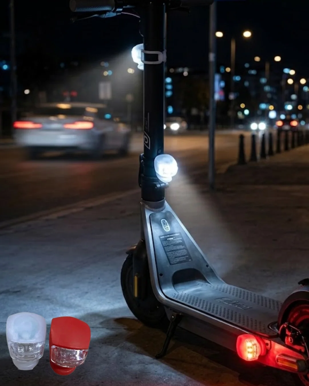 İthalat® Bisiklet Emniyet Lambası 2li Set Güçlü LED Çakar Işık