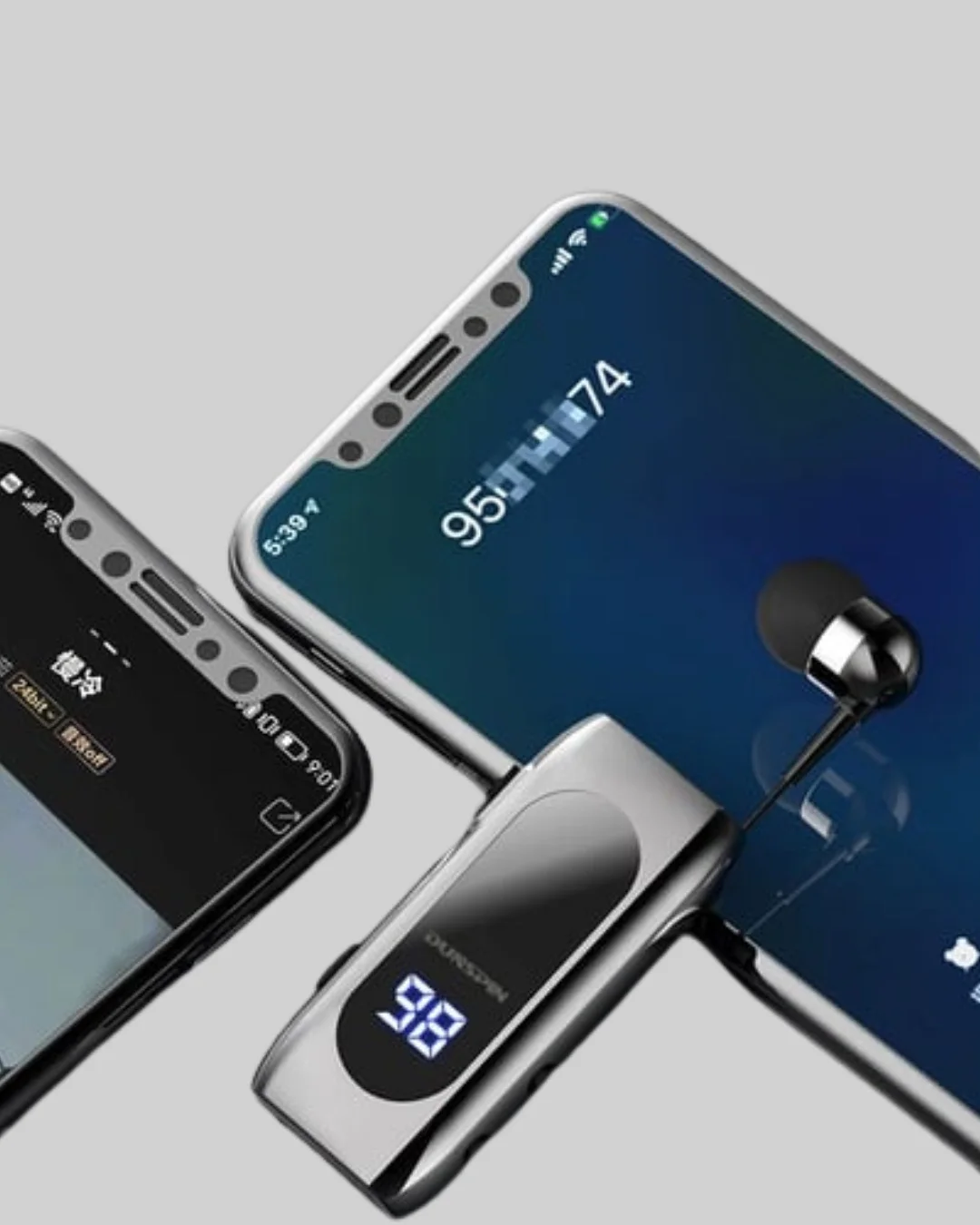 İthalat® Bluetooth 5.2 Klipsli Kablosuz Kulaklık – Dijital Ekran &amp; Titreşimli Uyarı Yeni Nesil