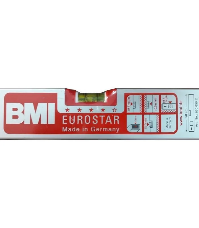 İthalat® BMI Eurostar 690 Alüminyum Su Terazisi 120 Cm