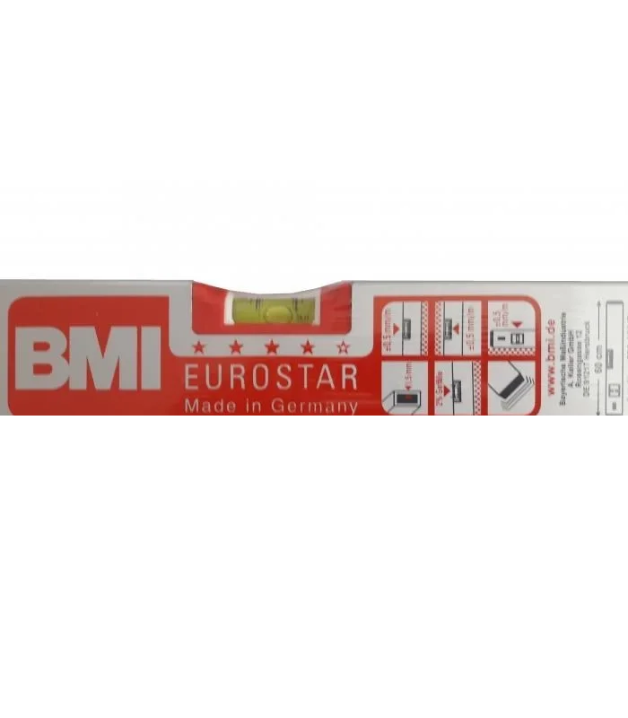 İthalat® BMI Eurostar 690 ALüminyum Su Terazisi 60 Cm