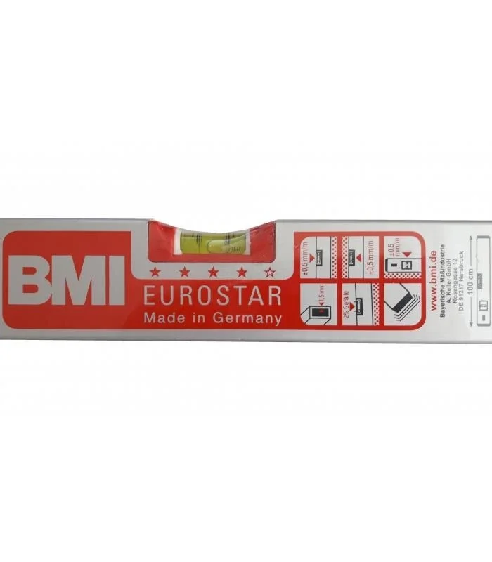 İthalat® BMI Eurostar 690 Alüminyum Su Terazisi 100 Cm