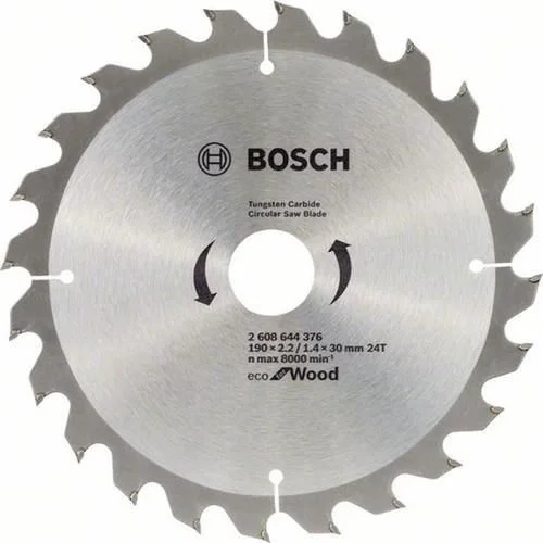 İthalat® Bosch Eco Daire Testere 190X30 24 Diş