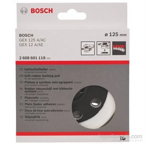 İthalat® Bosch GEX 125 A/AC Soft Taban 0 2608 601 118