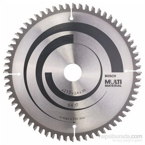 İthalat® Bosch  MultiMaterial 235X2,4X30/25 mm 64 Diş Testere