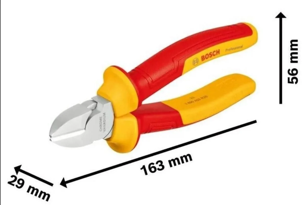 İthalat® Bosch Profesyonel İzoleli Yan Keski 160 mm