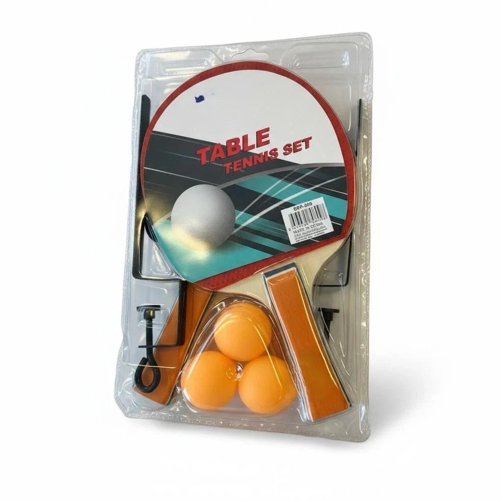 İthalat® BSR-809 PİNPON RAKETİ FİLE VE 3 TOP