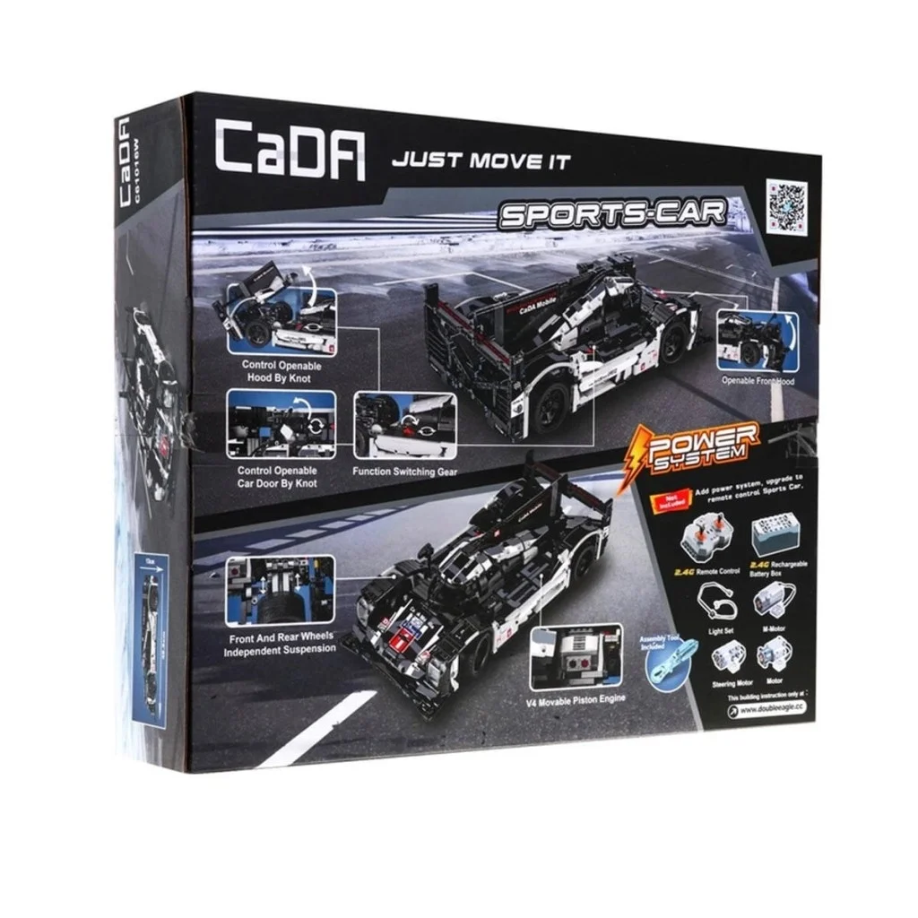 İthalat®  C51307W Cada GT Sport Araba Blok Seti 427 Parça -Vagon life