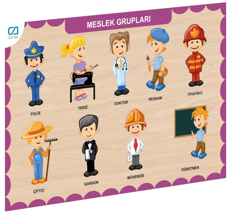 İthalat® CAAHS-3203 AHŞAP MESLEK GRUPLARI BUL-TAK