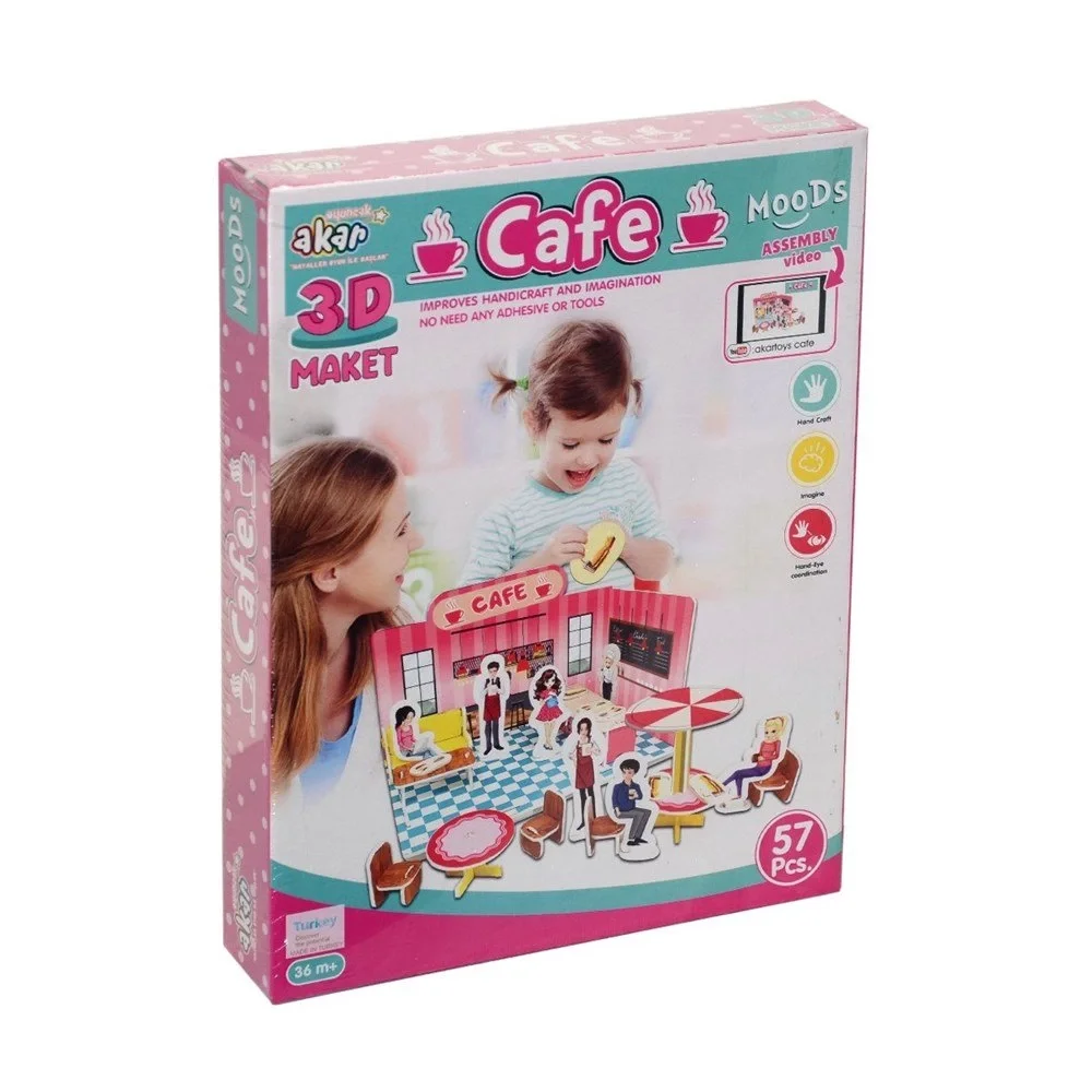 Cafe Maket 3 Boyutlu Puzzle Fiyatı, Yorumları ve Özellikleri