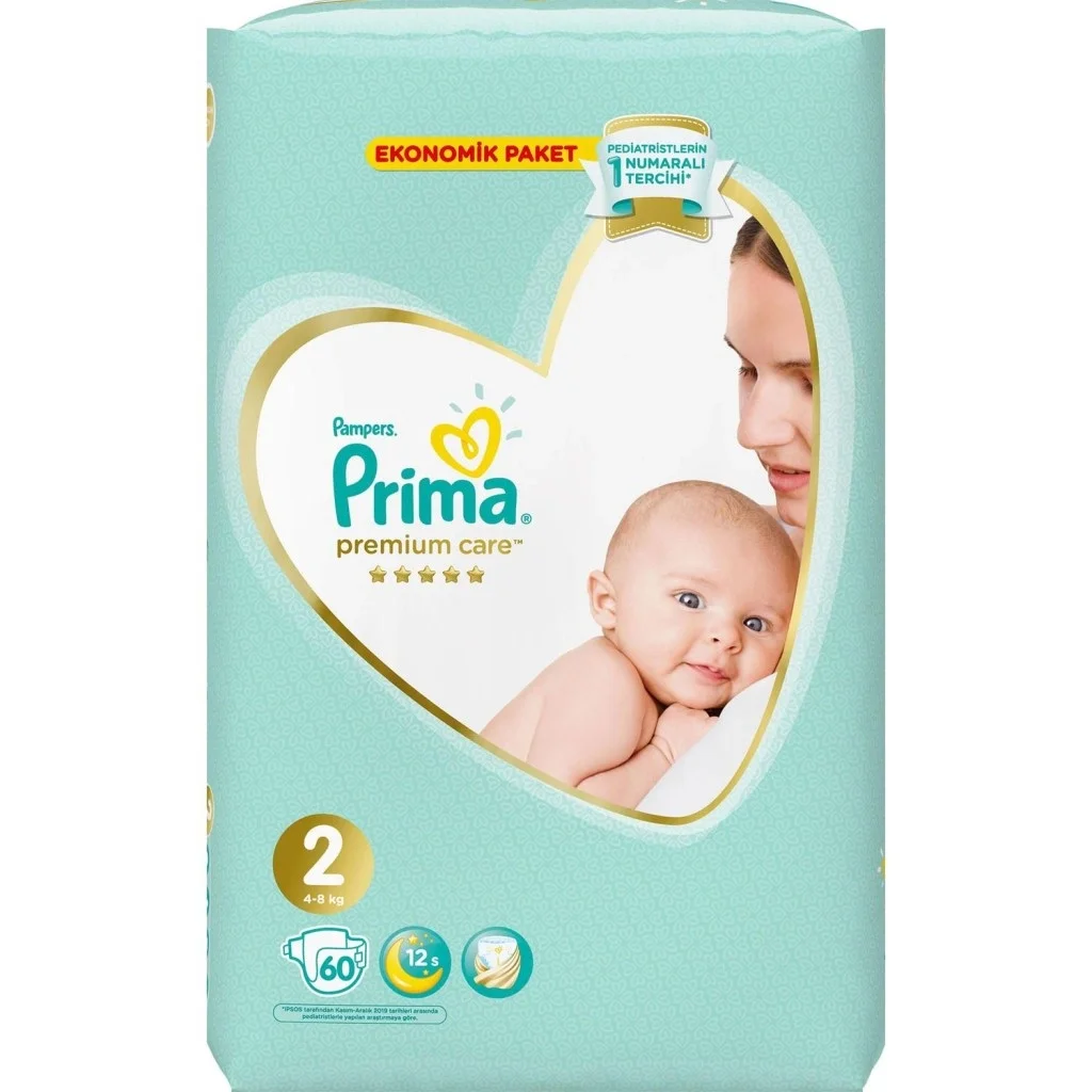 İthalat®   Care Eko Paket 2 Beden 60 Adet